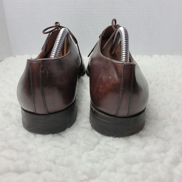 J.M. Weston Richelieu Men\'s Size 10 Oxford Derby Brown Leather 300 Cap Toe main image 4